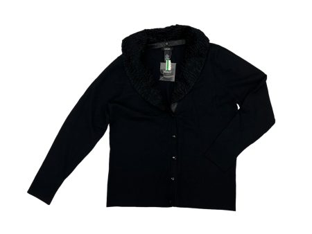 Cardigan By Alfani In Black, Size:L Fashion