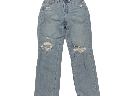 BLUE DENIM JEANS SKINNY by MADEWELL Size:2 on Sale