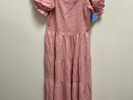 Dress Casual Maxi By Clothes Mentor In Pink, Size: M Discount