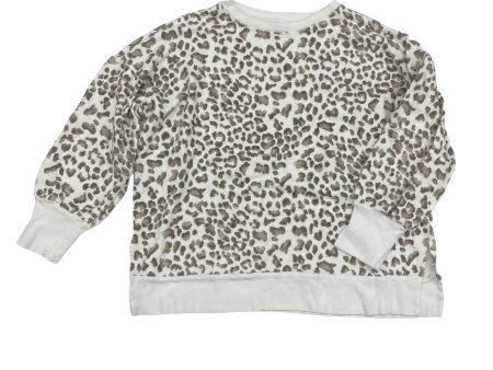 ANIMAL PRINT SWEATSHIRT CREWNECK by CASLON Size:S Online Hot Sale