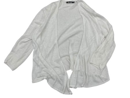 WHITE SWEATER CARDIGAN by NIC + ZOE Size:XL For Cheap