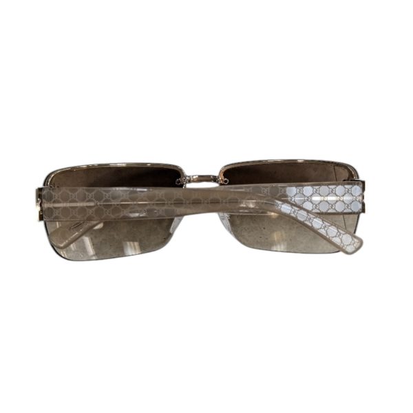 Sunglasses Luxury Designer By Gucci In Bronze Fashion