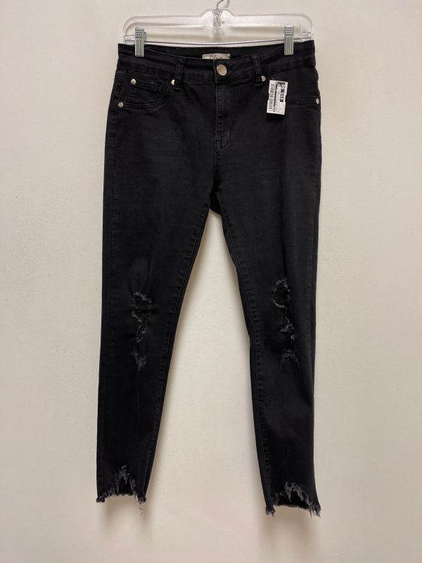 Black Denim Jeans Skinny Elan, Size 8 Discount