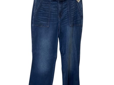 Jeans Straight By White House Black Market In Blue Denim, Size: 8 Sale