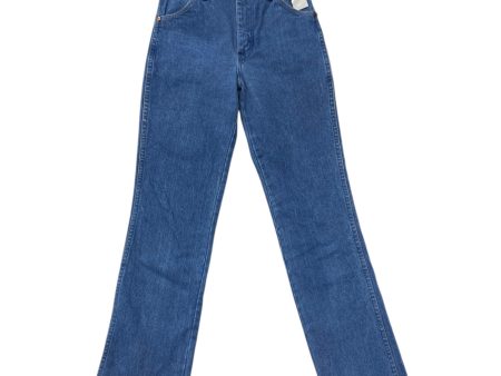 Jeans Straight By Wrangler In Denim Blue, Size: 4 Hot on Sale