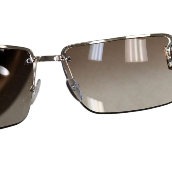 Sunglasses Luxury Designer By Gucci In Bronze Fashion